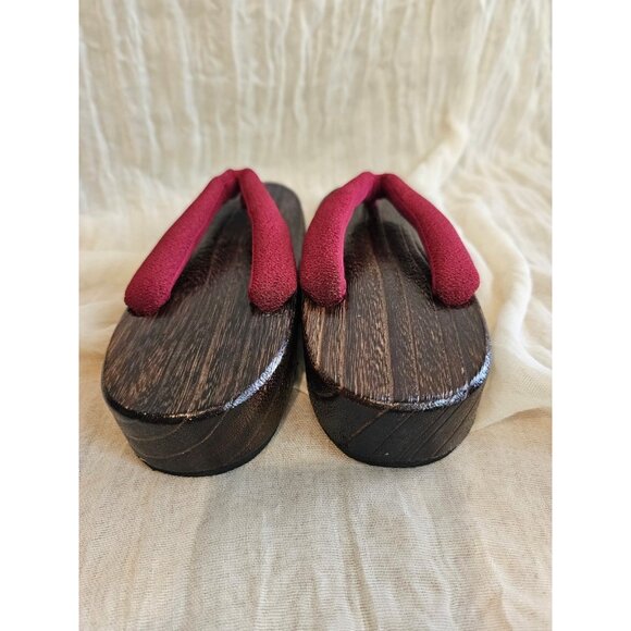 Japanese Geta Wooden clog sandals size 7.5-8 (24 cm) for kimono - Picture 5 of 6